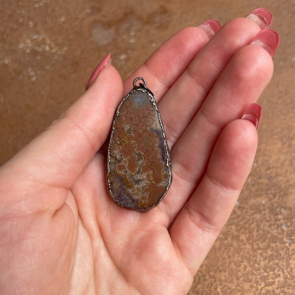 Purple quartz pendant - Picture 3 of 4